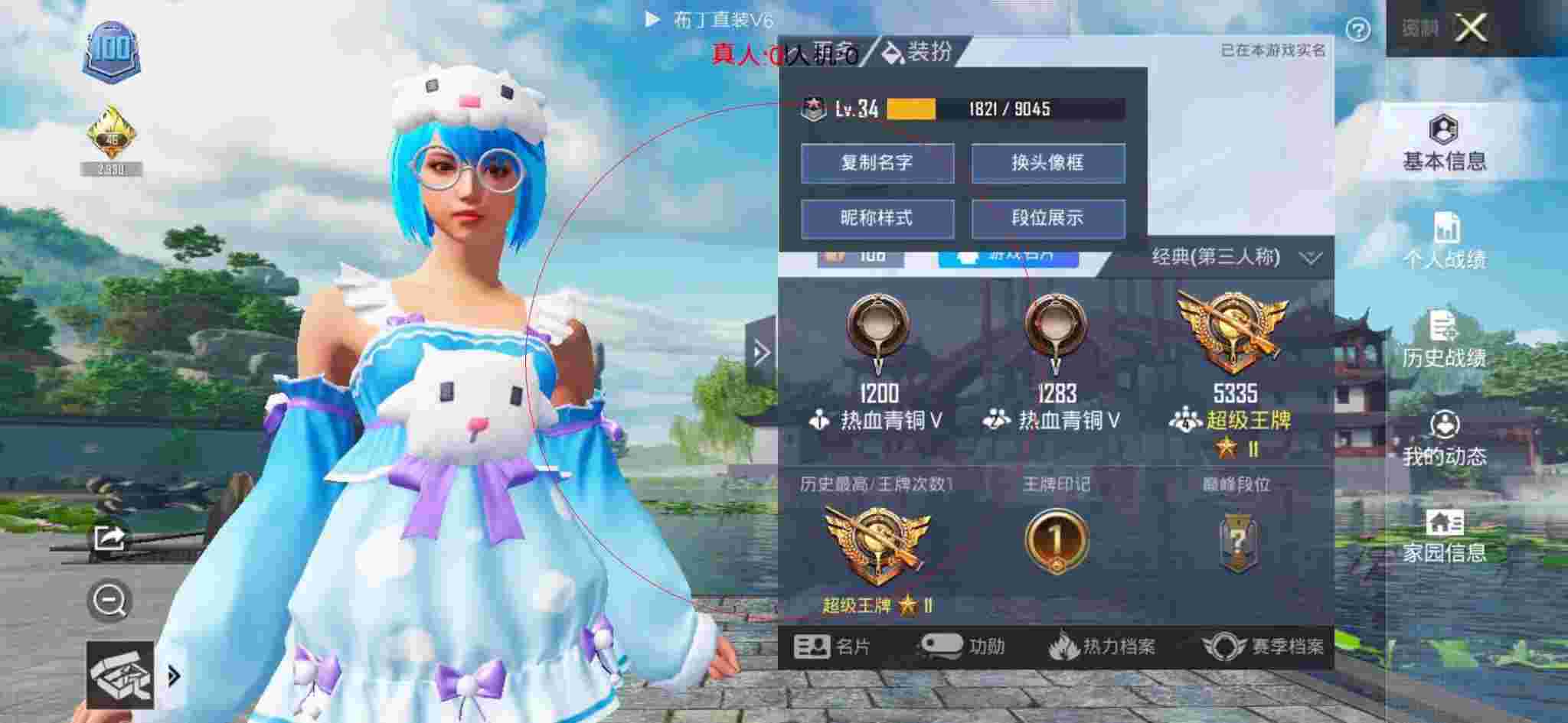 和平精英布丁直装透视 - 和平精英-和平辅助卡通形象设计辅助预览图